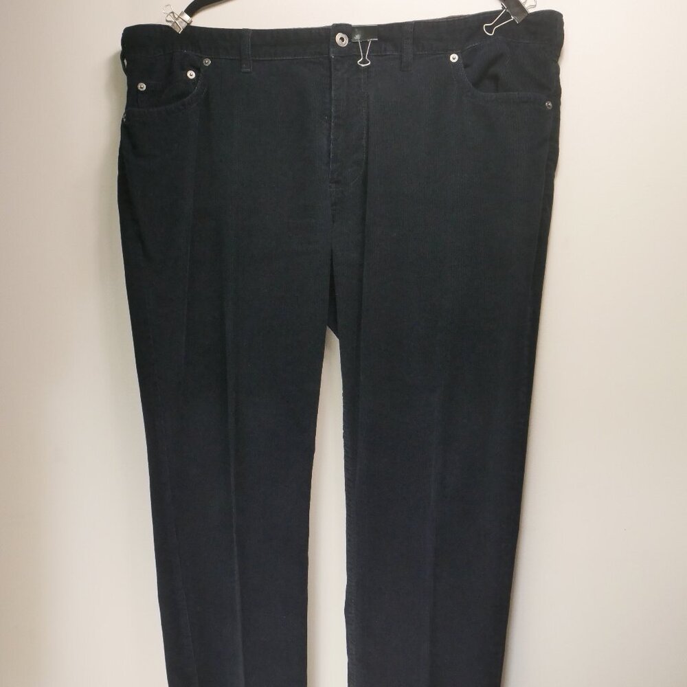 Black brown navy thin corduroy 42/30